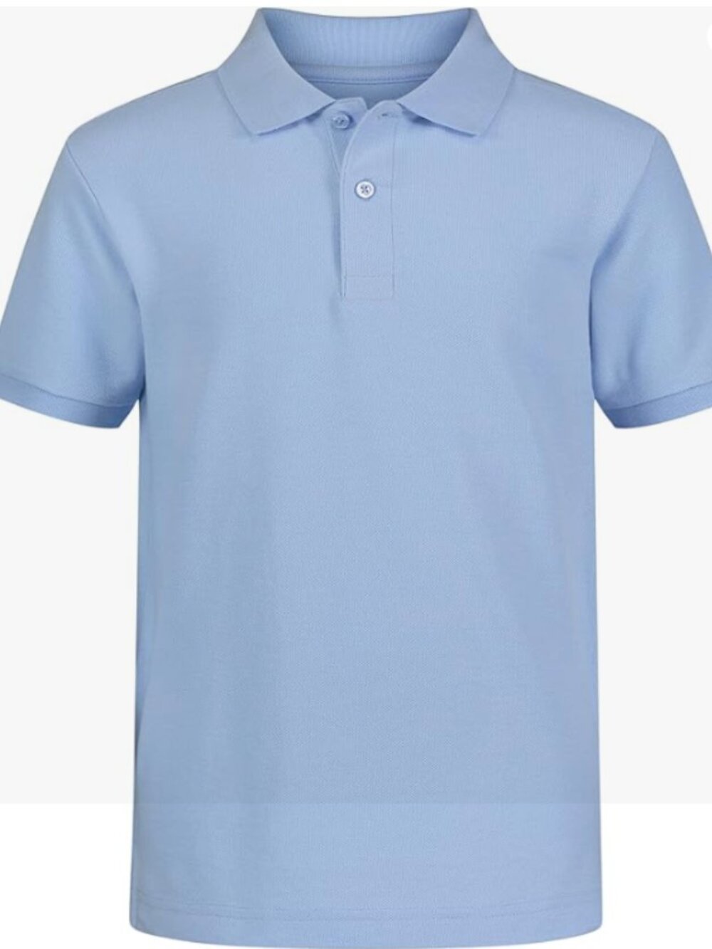 NEW U.S. Polo Assn. Boys Performance Light Blue Shirt, 10/12 (M)